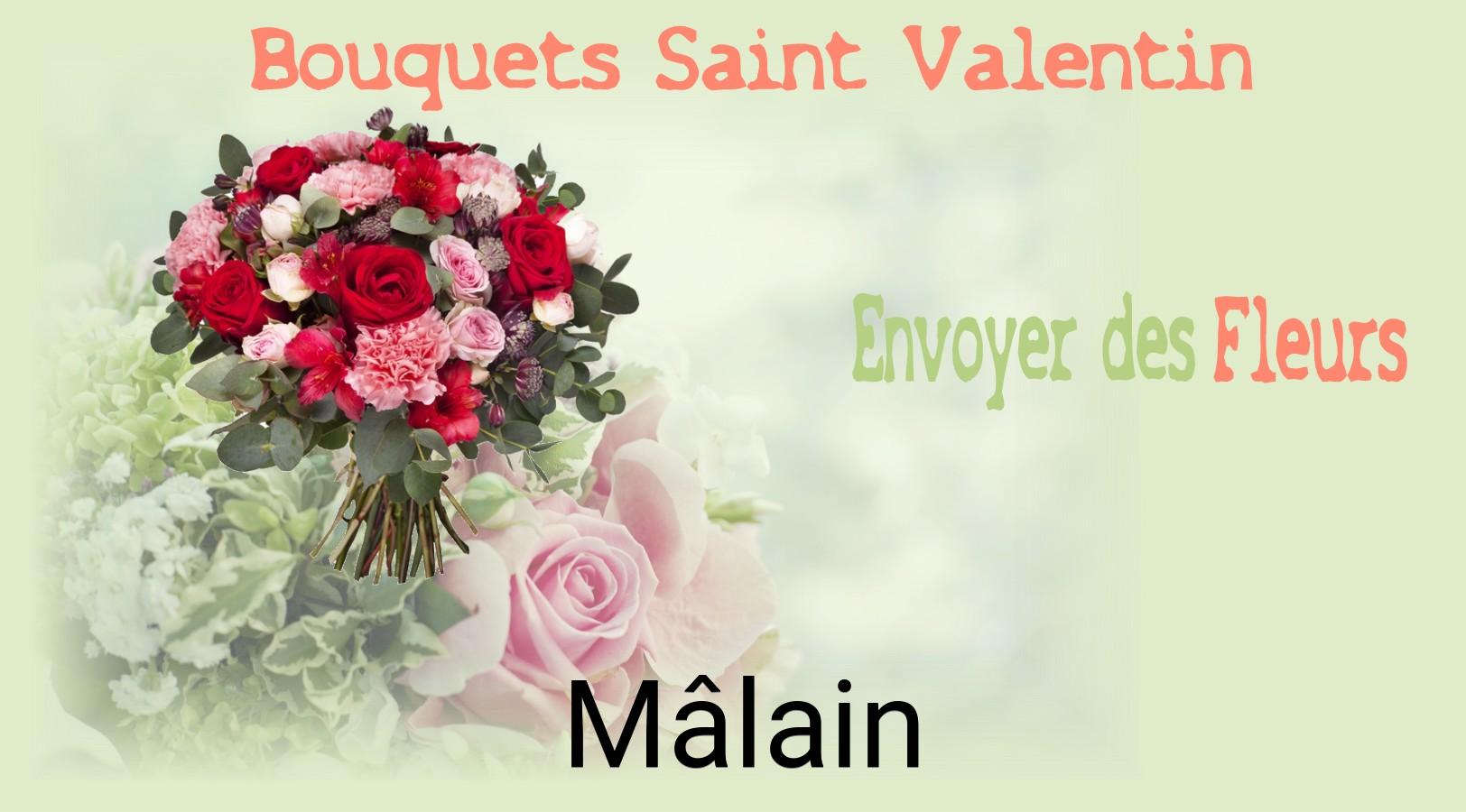 Roses de Saint-Valentin livrées à Mâlain